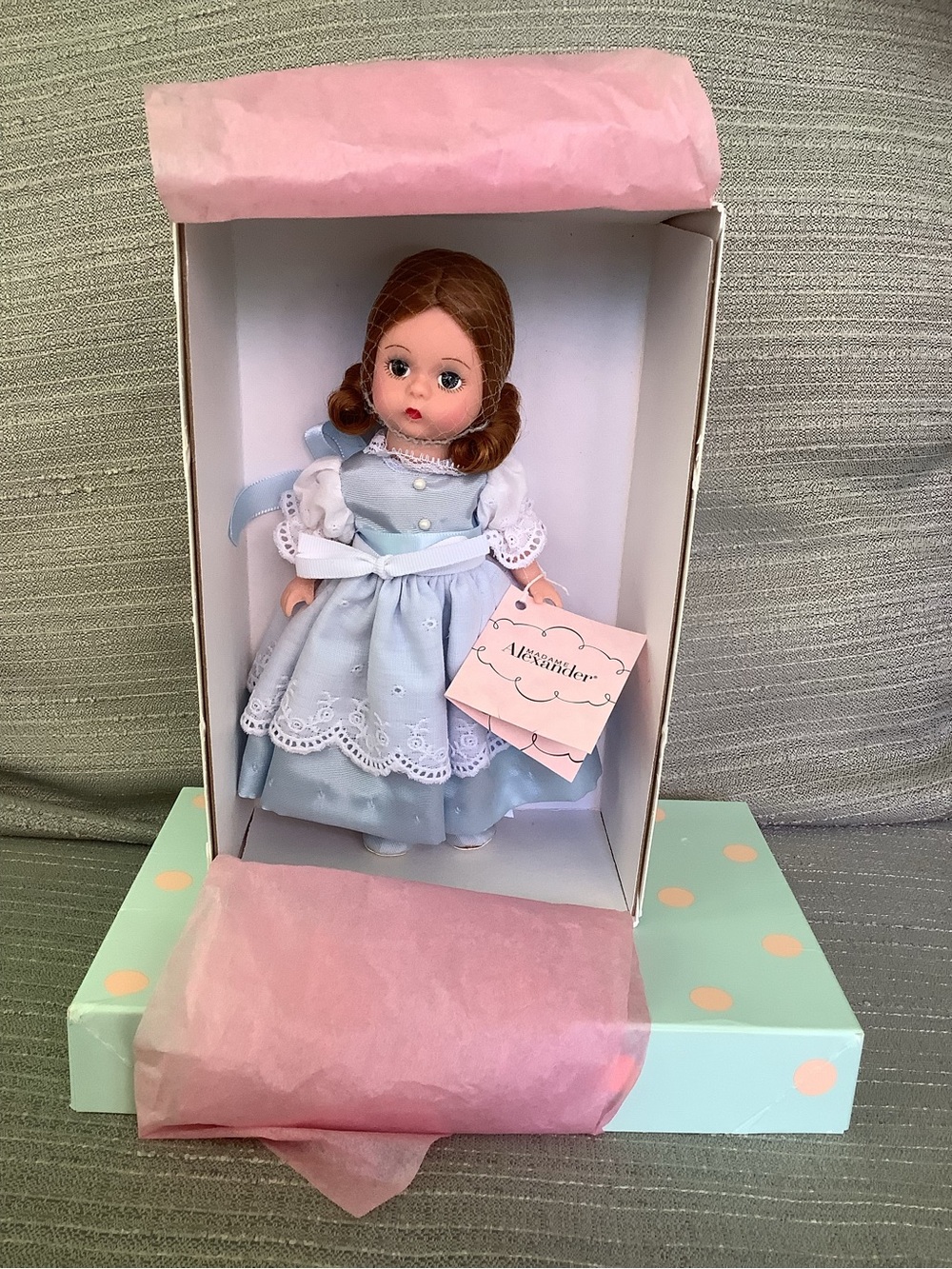 Madame Alexander Girl Doll in Light Blue Dress
